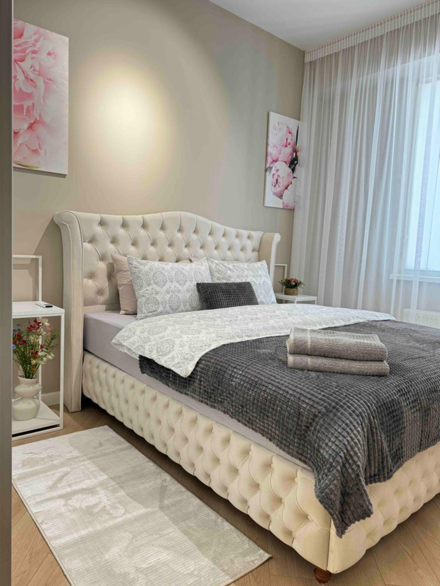 Rentnow Modern Business Apartment With 3 Bedrooms In Centre 基希讷乌 外观 照片